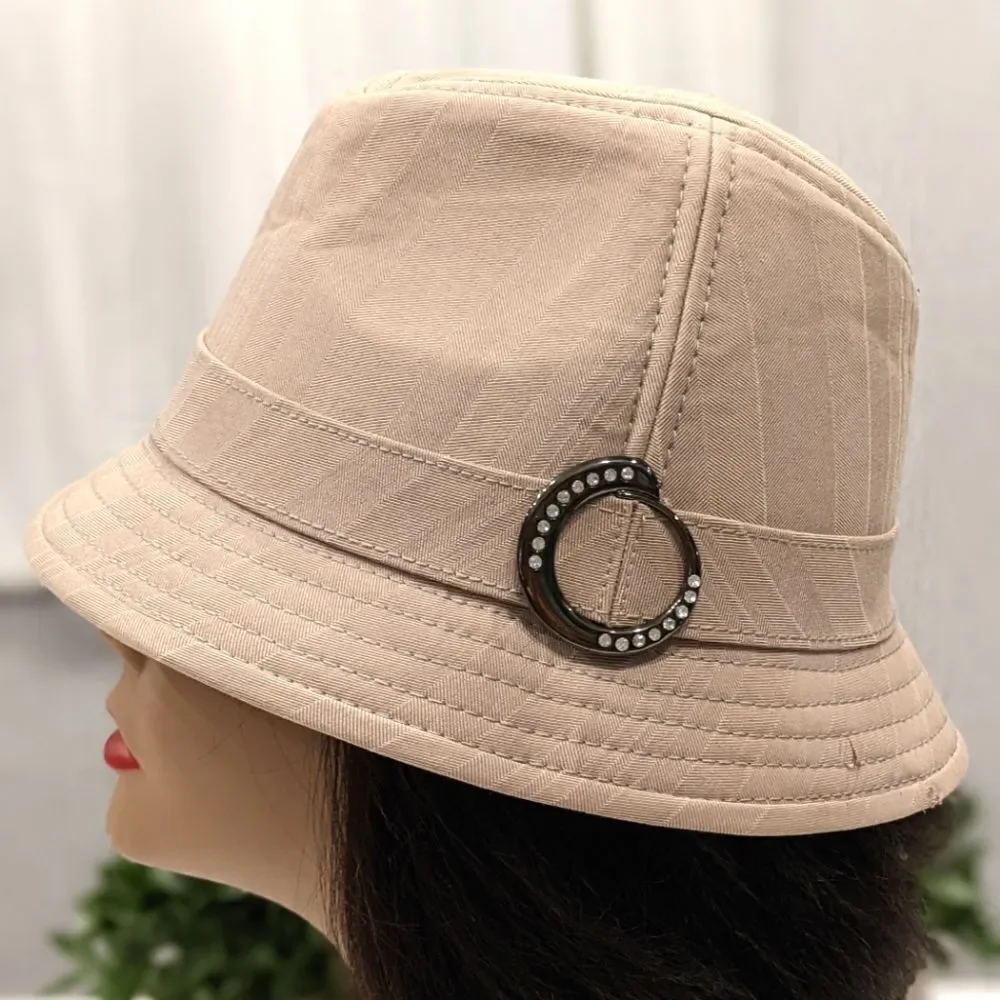 Goorin Brothers Trilby Fedora Hat with Hat Band Ring Accessory